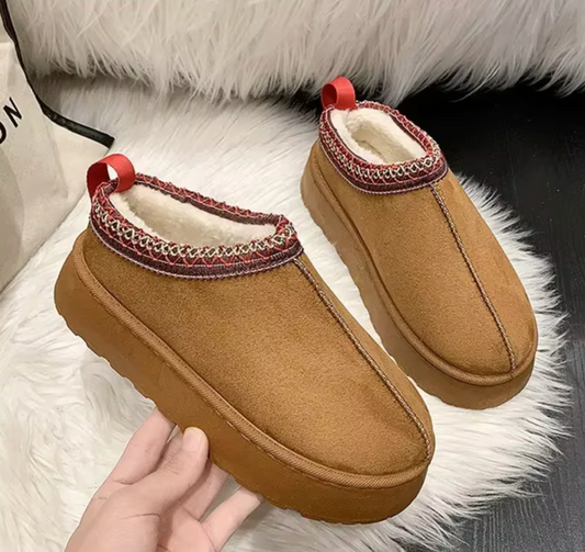 Botines afelpados